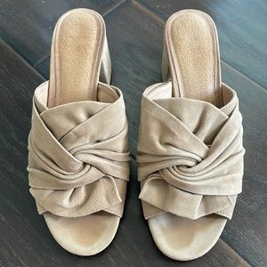 Tan color sandals